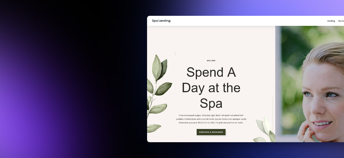 Spa Layout Pack for Divi